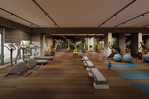 3 bhk flats with gym
