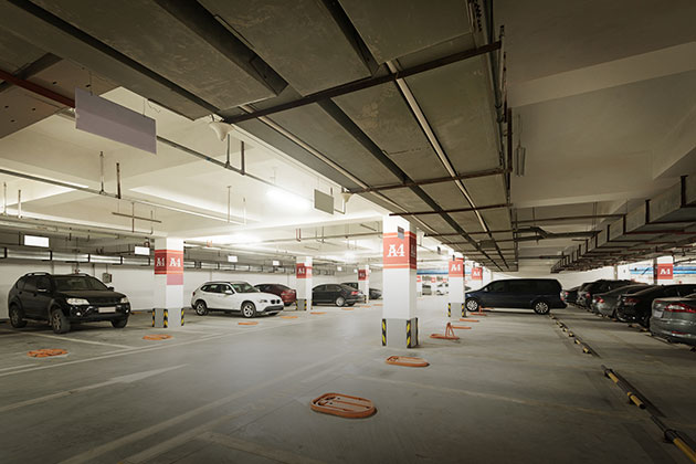 multilevel parking commercial property